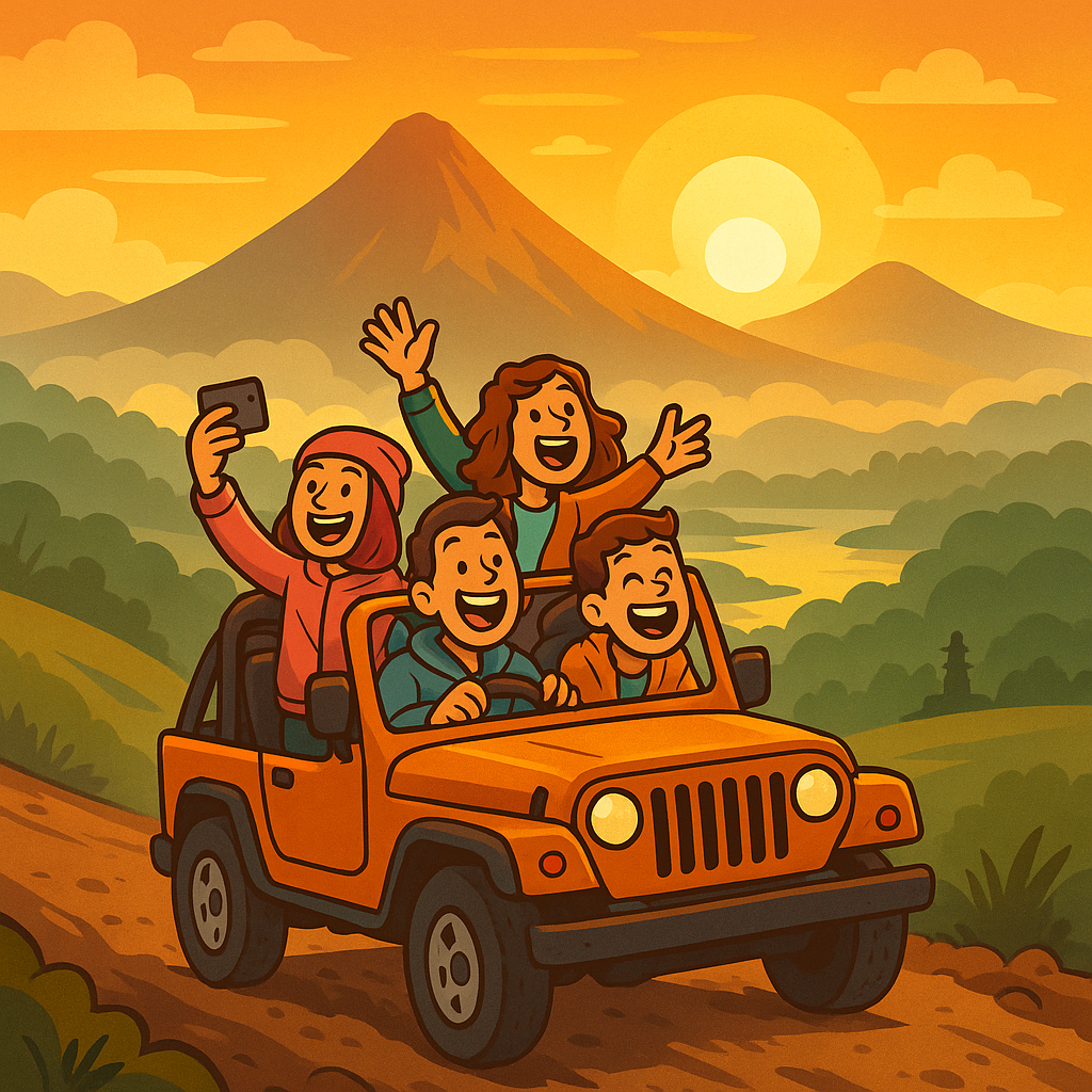 Jeep Golden Sunrise Dieng