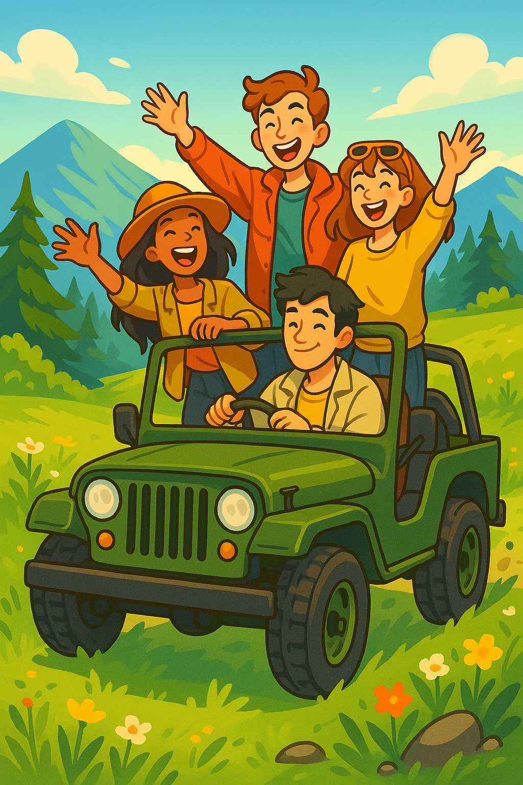 trip jeep dieng